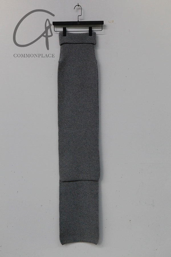 HED MAYNER Turtleneck Scarf K091_GRY Gray PHM3